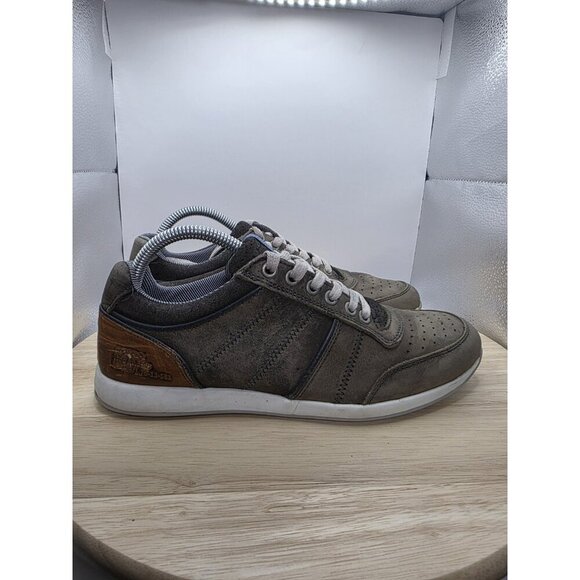 Bullboxer Men's Leather DRESTYN Casual Sneakers Beige Size 7 Bull Boxer - Picture 1 of 8